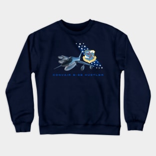 Convair B-58 Hustler with SAC Crest Crewneck Sweatshirt